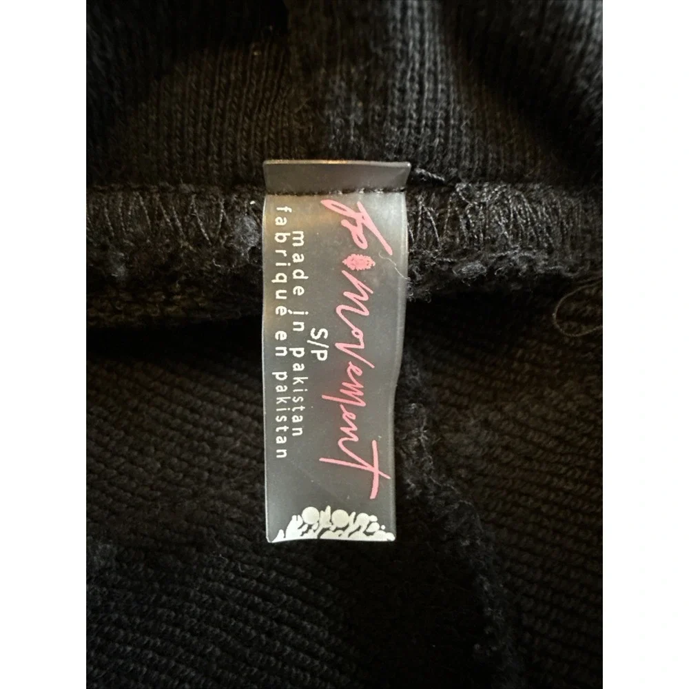 Free People Movement Black Activewear Sweatpants Ankle Length Womens Size Small